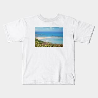 Israel, Netanya. Mediterranean Sea Beach Kids T-Shirt